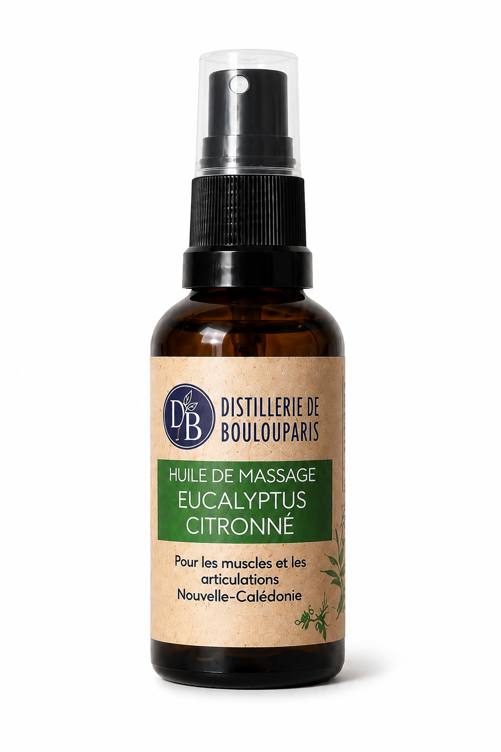 <b>NOUVEAUTÉ</b> HUILE DE MASSAGE EUCALYPTUS CITRONNÉ 30ML - Muscles & Articulations
