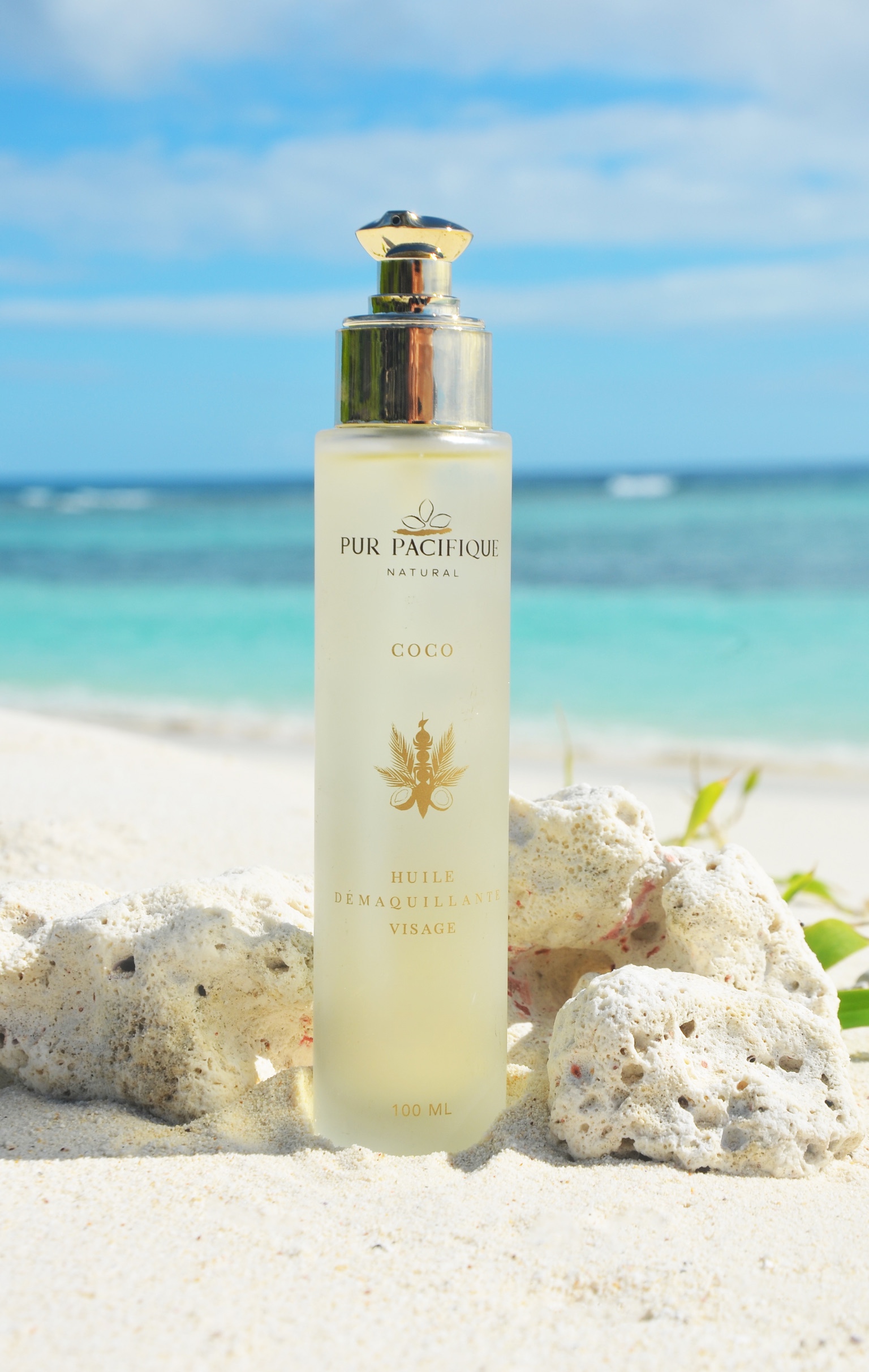 L´HUILE DÉMAQUILLANTE COCO/TOURNESOL/AMANDE DOUCE VISAGE YEUX <br>D´ORIGINE NATURELLE - 100ML