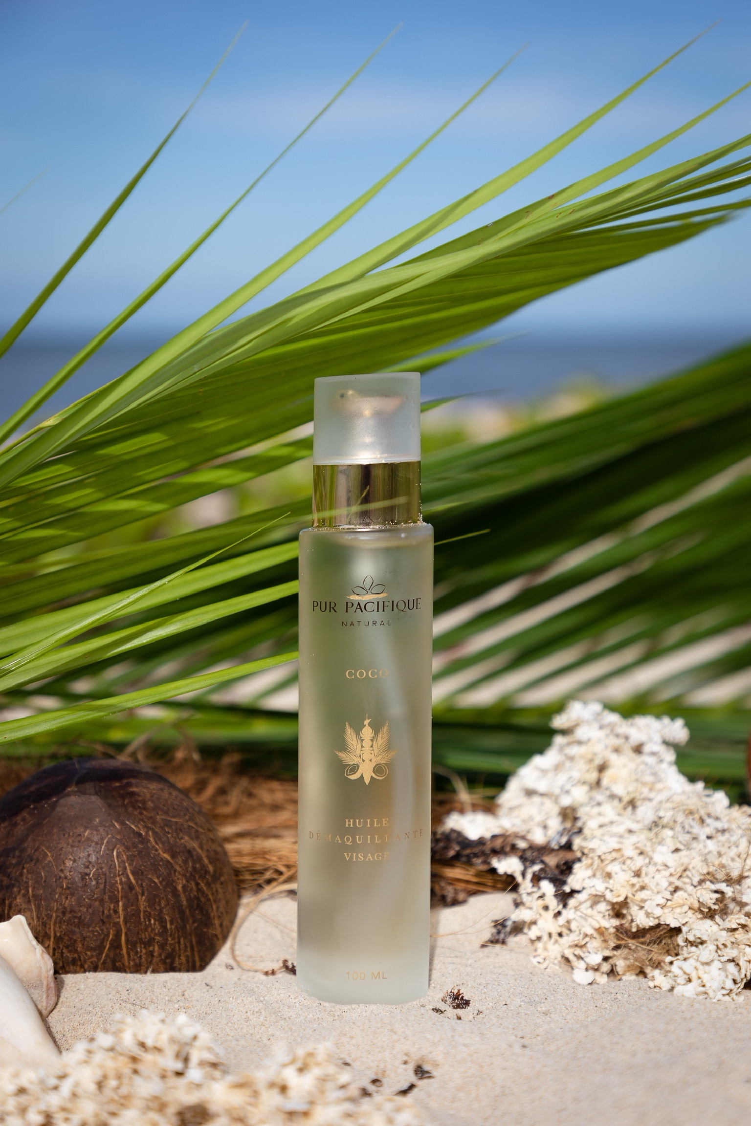 L´HUILE DÉMAQUILLANTE COCO/TOURNESOL/AMANDE DOUCE VISAGE YEUX <br>D´ORIGINE NATURELLE - 100ML