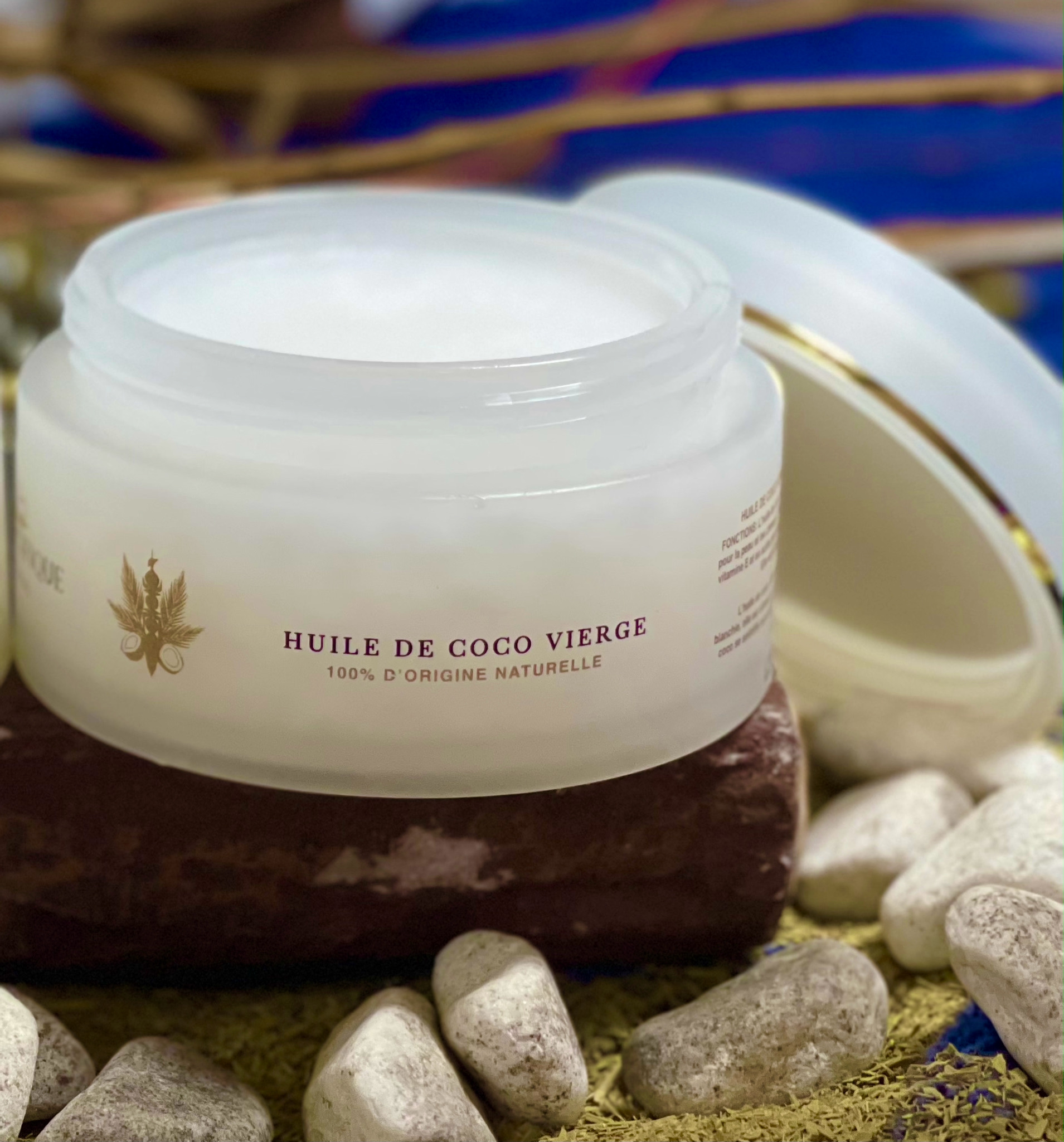 L´HUILE DE COCO VIERGE 100% <br>D´ORIGINE NATURELLE - 250ML</b>