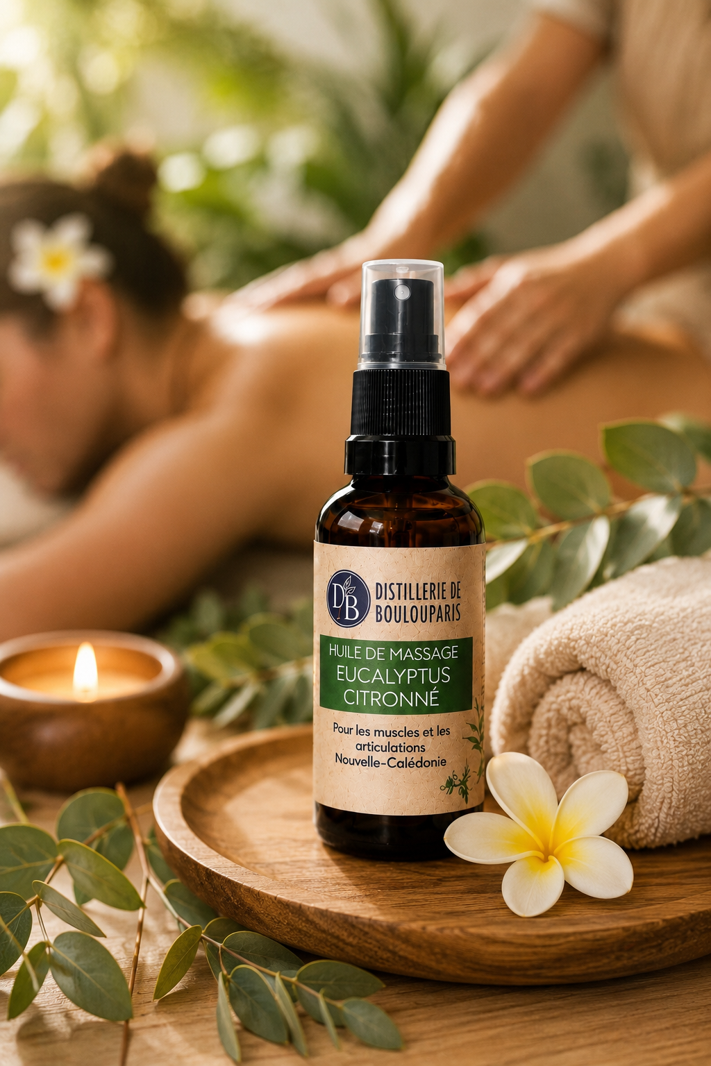 <b>NOUVEAUTÉ</b> HUILE DE MASSAGE EUCALYPTUS CITRONNÉ 30ML - Muscles & Articulations