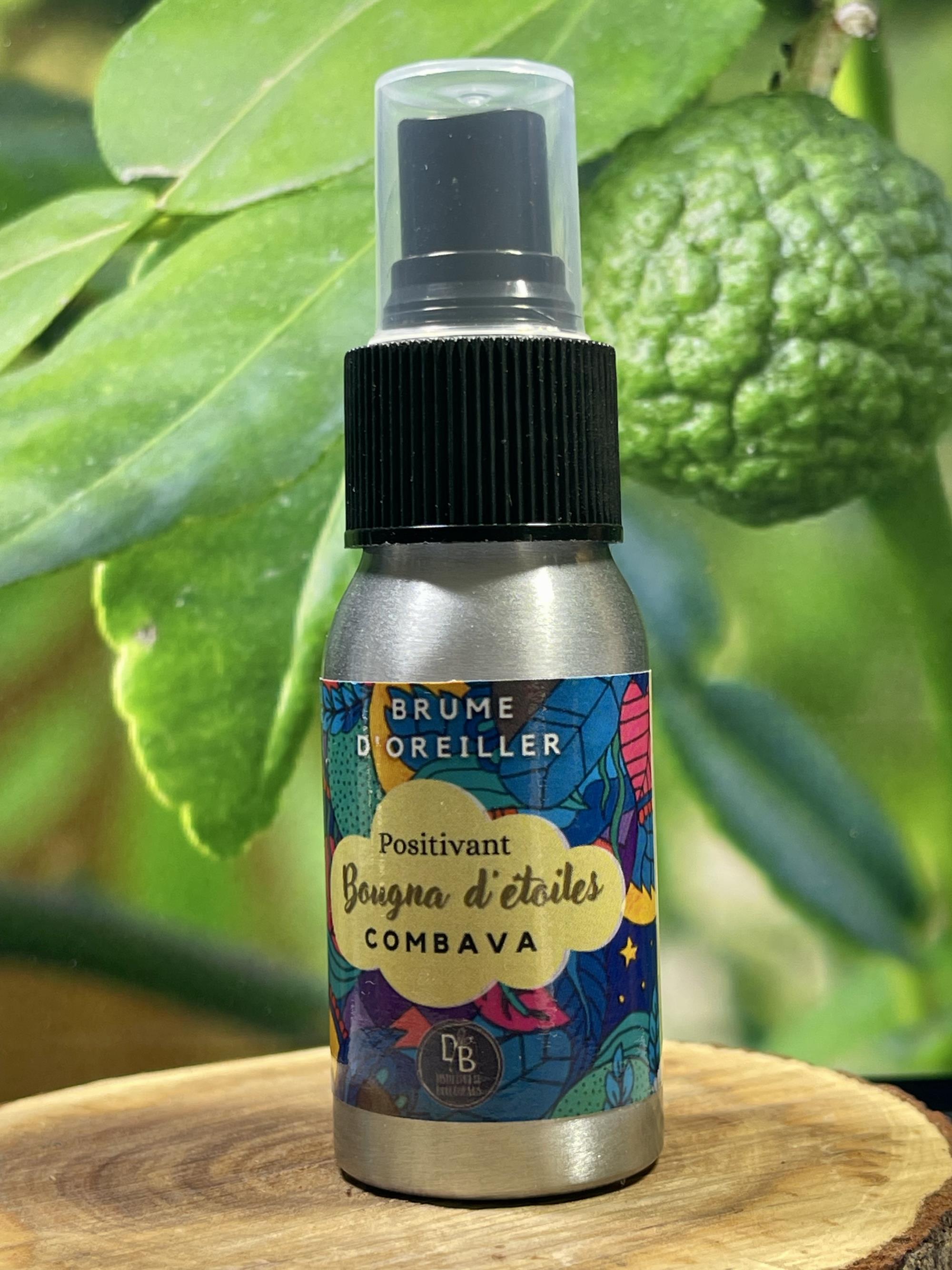 <b>NOUVEAUTÉ</b> :  BOUGNA D’ÉTOILES - BRUME D’OREILLER & <br>D’AMBIANCE AU COMBAVA - 30ml